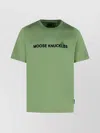 Moose Knuckles Cotton T-shirt Neck Sleeves Hem