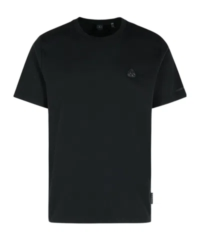 Moose Knuckles Short Sleeve Crescent T Shirt Black