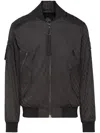 Moose Knuckles Courville Bomber Jacket In Black