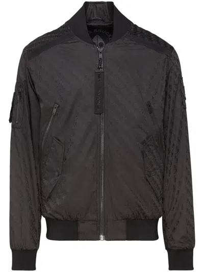 Moose Knuckles Courville Bomber Jacket In Black