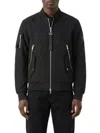Moose Knuckles Courville Bomber Jacket For Men In Black