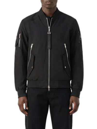Moose Knuckles Courville Bomber Jacket For Men In Black