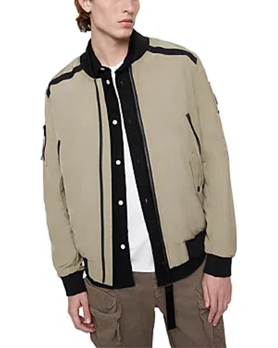 Moose Knuckles Courville Bomber Jacket In Sage