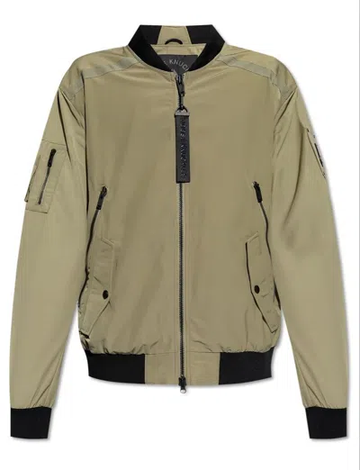 Moose Knuckles Courville Bomber Jacket In Green