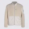 Moose Knuckles Cream Casual Jacket In Neutral