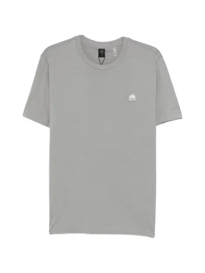 Moose Knuckles Crescent Appliqué T-shirt In Gray