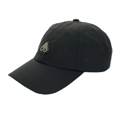 Moose Knuckles Crescent Logo Cap Black