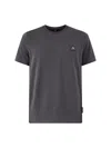 Moose Knuckles Crescent Short Sleeves Tee In Gray