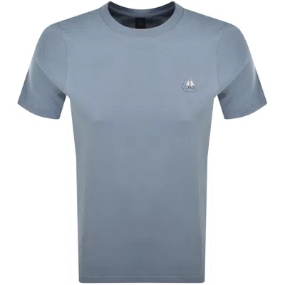 Moose Knuckles Crescent T Shirt Blue