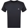 Moose Knuckles Round Neck Short Sleeve T-shirt