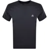Moose Knuckles Crescent T Shirt Navy In Blue