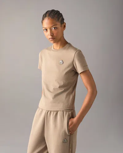Moose Knuckles Crescent T-shirt In Neutral