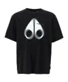 Moose Knuckles 'maurice' Crew Neck Graphic Print T-shirt In Black