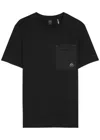 Moose Knuckles Dalon Chest Pocket Cotton T-shirt In Black