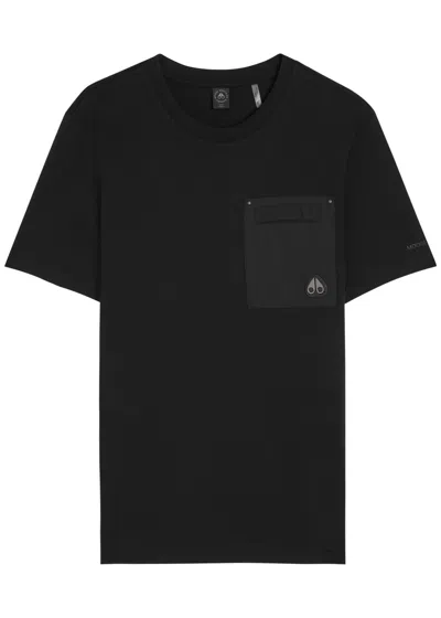 MOOSE KNUCKLES MOOSE KNUCKLES DALON CHEST POCKET COTTON T-SHIRT