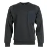 Moose Knuckles Dalon Crew Sweatshirt Black In Blue