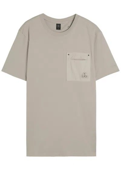 Moose Knuckles Dalon Logo-appliquéd Cotton T-shirt