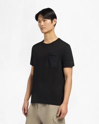 Dalon Mens T-shirt In Black from Moose Knuckles