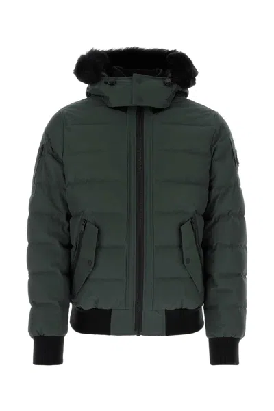 Moose Knuckles Onyx Scotchtown Down Jacket In Forest Hill