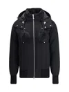 Moose Knuckles Debbie Bomber Jacket In Black