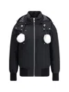 Moose Knuckles Debbie Bomber Jacket In Black