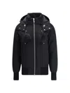 Moose Knuckles Down Debbie Bomber Jacket In Black
