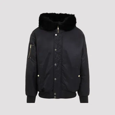 Moose Knuckles Denali Gold Bomber In Black