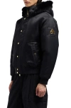 Moose Knuckles Denali Bomber Jacket In Black