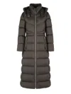 Moose Knuckles Detachable-hood Belle Coat In Brown