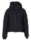Moose Knuckles Quilted Jacket Removable Hood In Black