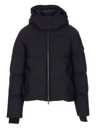 MOOSE KNUCKLES DETACHABLE-HOOD PUFFER JACKET
