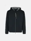 Moose Knuckles 'dominium' Black Nylon Blend Jacket