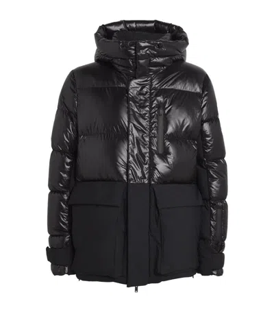 Moose Knuckles Down Adams Puffer Jacket In Black