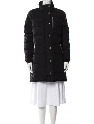 Pre-owned Moose Knuckles Down Coat In Black