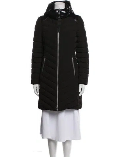 Pre-owned Moose Knuckles Down Coat In Black