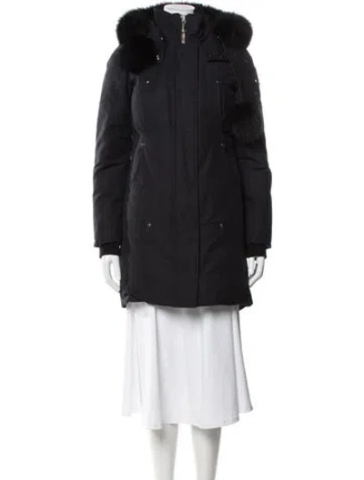 Pre-owned Moose Knuckles Down Coat In Blue