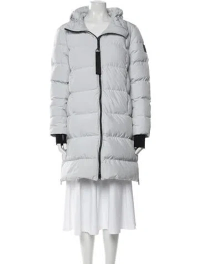 Pre-owned Moose Knuckles Down Coat In Blue