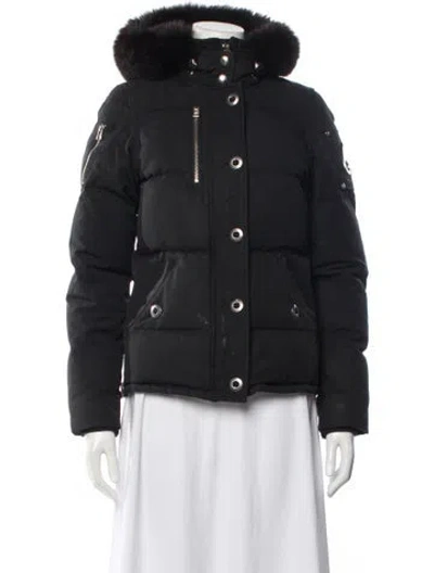 Pre-owned Moose Knuckles Down Coat In Gray