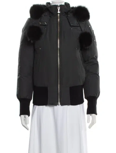 Pre-owned Moose Knuckles Down Coat In Gray