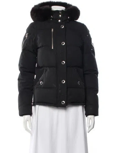 Pre-owned Moose Knuckles Down Coat In Grey