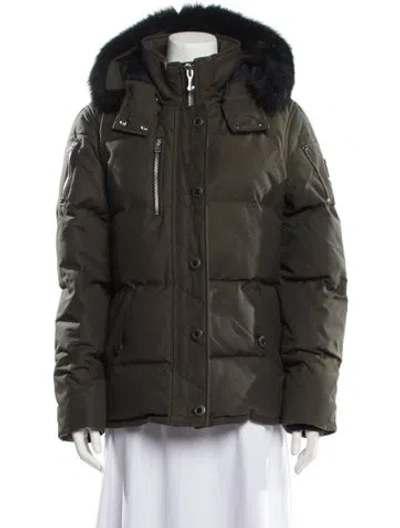 Pre-owned Moose Knuckles Down Coat In Neutral