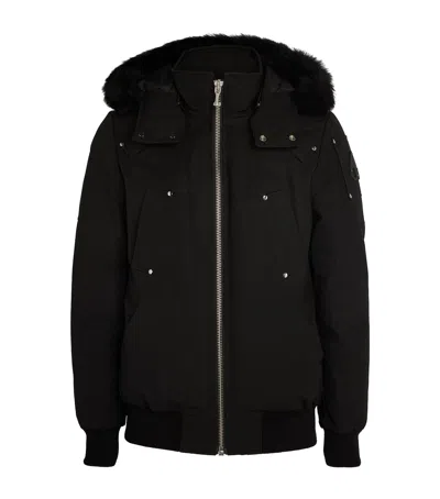 MOOSE KNUCKLES DOWN-FILLED BOMBER JACKET