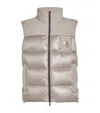 Moose Knuckles Down-filled Victory Peak Gilet In Beige
