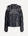 Moose Knuckles Black Nylon Down Jacket In Black