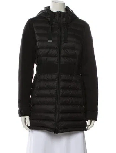 Pre-owned Moose Knuckles Down Jacket In Black