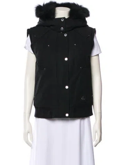 Pre-owned Moose Knuckles Down Jacket In Black