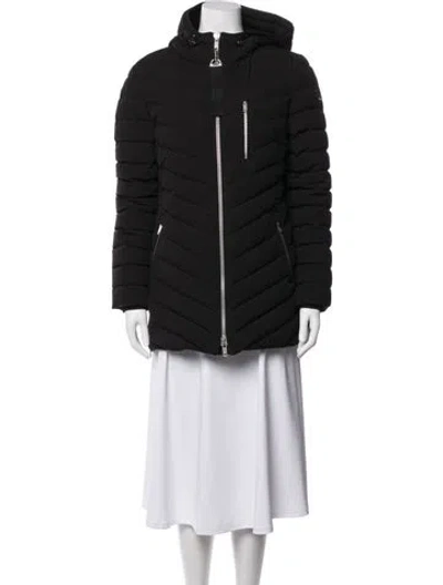 Pre-owned Moose Knuckles Down Jacket In Black