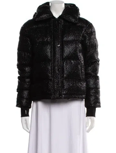 Pre-owned Moose Knuckles Down Jacket In Black