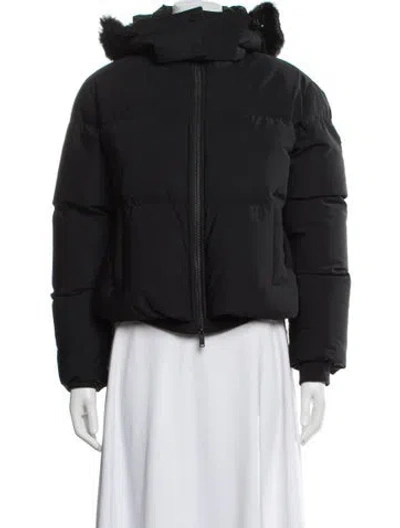 Pre-owned Moose Knuckles Down Jacket In Black