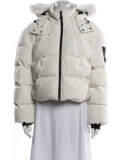 Pre-owned Moose Knuckles Down Jacket In Neutral